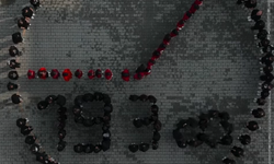 İnegöllü öğrencilerden anlamlı koreografi