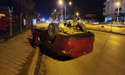 Hızlı otomobil, ortalığı savaş alanına çevirdi