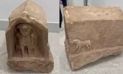 Roma dönemine ait mezar steli ele geçirildi!