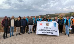 İnegöl'de denetimliler fidan dikti