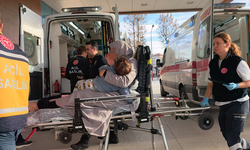 İnegöl'de çocuğu Allah korudu! Annesinin kucağında hastaneye getirildi