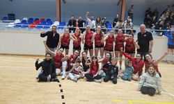 Bursa'da kazanan Orhaniye Voleybol