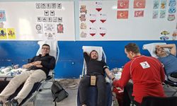 Hacer Salih Yıldız İlkokulu’nda kan bağışına yoğun ilgi