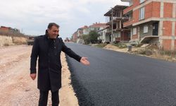 İnegöllü muhtar sözünü tuttu...  Mahalle sıcak asfalta kavuşuyor