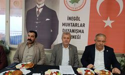 İnegöl'de muhtarlar, gazetecilerle buluştular