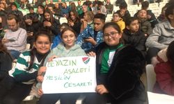 Çocuklardan Bursaspor’a tam destek