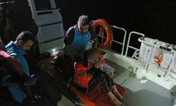 Ayvacık açıklarında ticari gemide yarlanan şahısın tıbbi tahliyesi yapıldı