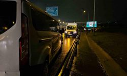 Eyüpsultan’da yağış nedeniyle 7 araç birbirine girdi: 2 yaralı