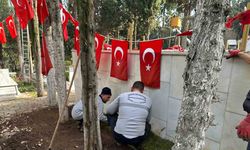 Gebze Şehitliği’nde bakım ve onarım çalışması yapıldı
