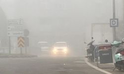 Hayrabolu’da yoğun sis hayatı olumsuz etkiledi