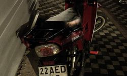 Keşan’da motosiklet ile otomobil çarpıştı: 1 yaralı