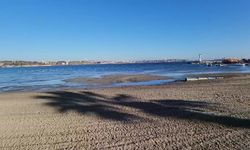 Tekirdağ’da deniz 20 metre çekildi