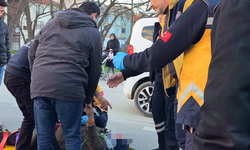 İnegöl'de feci kaza! Annesinin elini hiç bırakmadı