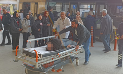 İnegöl'de otobüste kriz geçirdi! Hastaneye böyle yetiştirildi