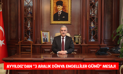 Bursa Valisi'nden "3 Aralık Dünya Engelliler Günü" mesajı