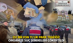 251 milyon TL’lik para trafiği! Organize suç şebekeleri çökertildi
