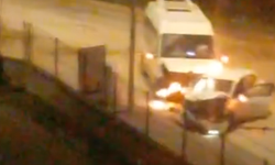 İnegöl güne kazayla uyandı! Otomobil servis minibüsüyle çarpıştı