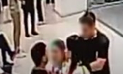 Bakırköy Adliyesi’nde velayet kavgası, o anlar kamerada