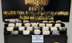 Bursa’da 25 buçuk kilo metamfetamin ele geçirildi