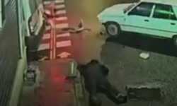 Tekirdağ’da feci kaza kamerada