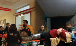 İnegöl'de yağışla gelen kaza! Karı koca ölümden döndü