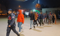 İnegöl'e çalışmak için geldiler! 8'i de gözaltına alındı