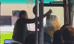 Otobüste kavga: Şoför ve kadın yolcu birbirlerine saldırdı