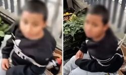 Pazarda 9 yaşındaki çocuğu iple bağladılar!
