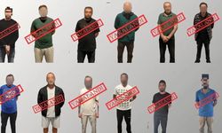 Kırmızı bültenle aranan 12 suçlu Türkiye'ye getirildi