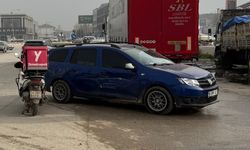 İnegöl sanayinde kurye kazası