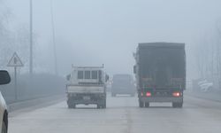 İnegöl'de yoğun sis