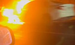 İnegöl'de alev alev yandı