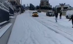 Bursa'da buzlu yolda kaza böyle geldi