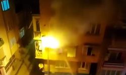 Bursa'da evin balkonunda çıkan yangın paniğe neden oldu