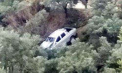 Bursa'da kaygan yoldaki kaza ucuz atlatıldı