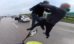 Bursa'da trafikte uçan tekmelerin bedeli ağır oldu!