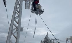Uludağ'da telesiyej arızası: 40 tatilci mahsur kaldı