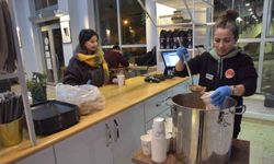 Bilecik'te sınav haftasında öğrencilere sıcak çorba desteği