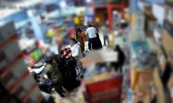 Markette kavga: Ortalık savaş alanına döndü