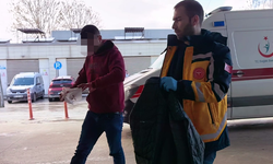 İnegöl'de kendini kanlar içinde bıraktı