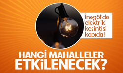 İnegöl’de planlı elektrik kesintisi: UEDAŞ tarih ve mahalleleri açıkladı