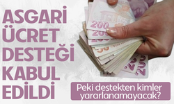Asgari ücret desteği kabul edildi: Peki destekten kimler yararlanamayacak?