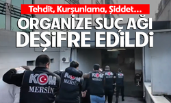 Mersin’de organize suç örgütüne büyük darbe: 38 şüpheli yakalandı