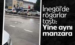 İnegöl’de rögarlar Taştı: Yine Aynı Manzara