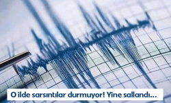 O ilde sarsıntılar durmuyor! Yine sallandı...