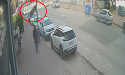 İnegöl'de ölümden saniyelerle kurtuldu