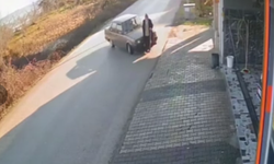 Ordu’da buzlu yolda otomobilin çarptığı yaşlı adam metrelerce havaya savruldu