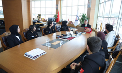 Rektör Kızıltoprak, DUSCART Öğrenci Takımını ağırladı