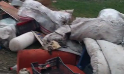 İnegöl'ü kirletirken kameraya yakalandı