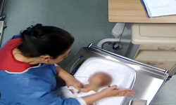 Bebeği darbeden hemşire polise teslim oldu